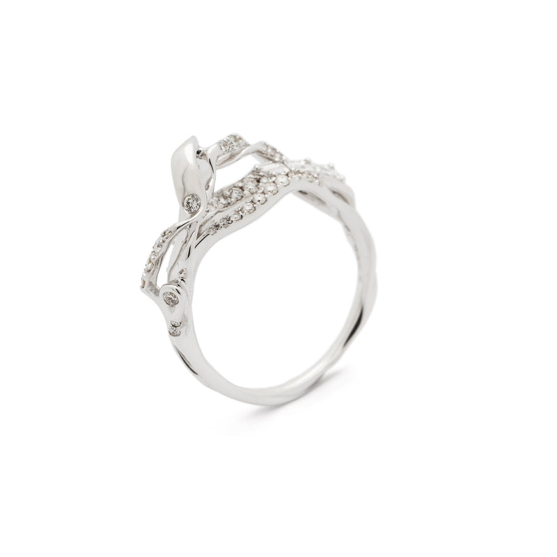 Exhale Ring Diamond Rings Bibi van der Velden