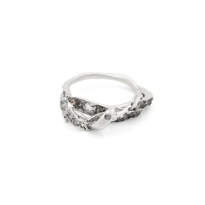 Exhale Ring Diamond Rings Bibi van der Velden