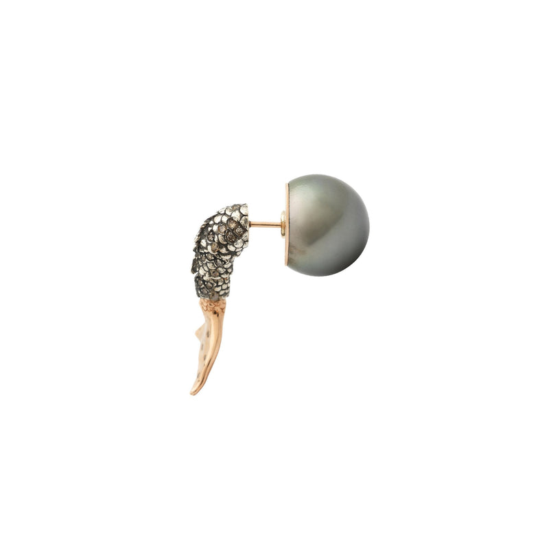 Mermaid Pearl Earring Earrings Bibi van der Velden