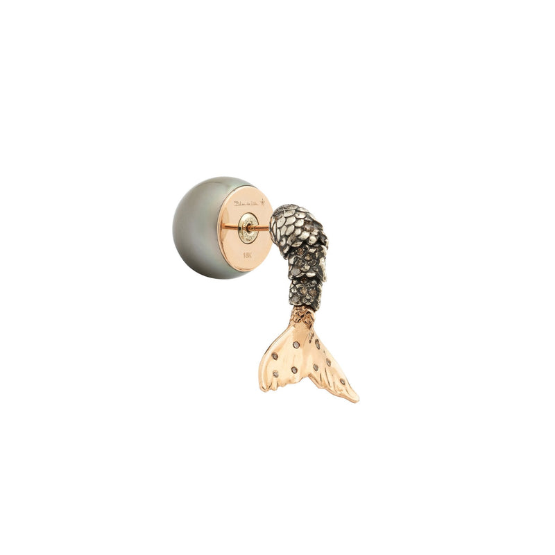 Mermaid Pearl Earring Earrings Bibi van der Velden