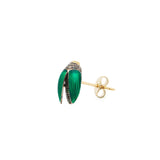 Mini Scarab Fly Wings Stud Earrings Bibi van der Velden