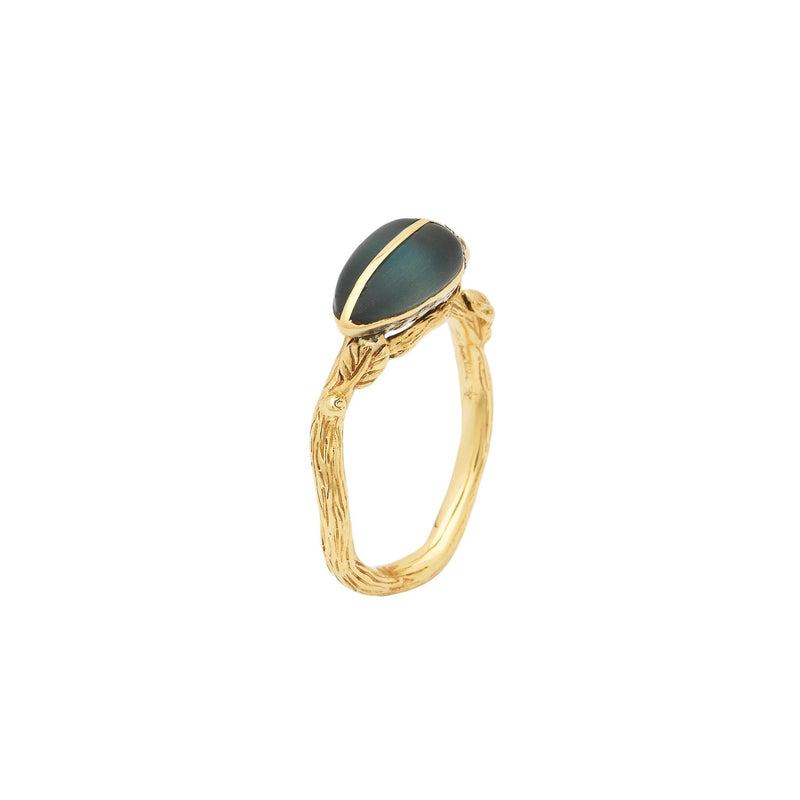 Scarab Ring Topaz Rings Bibi van der Velden