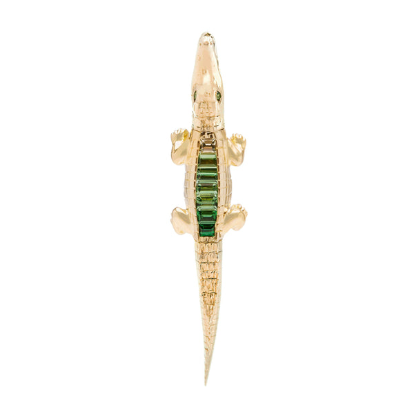 Bibi van der Velden Alligator Tsavorite Bite Earring