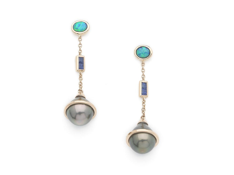 Drop Pearl Earrings Earrings Bibi van der Velden