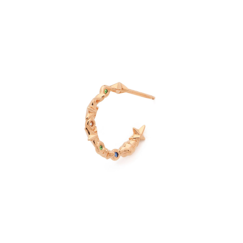 Galaxy Orb Hoop Earring Earrings Bibi van der Velden