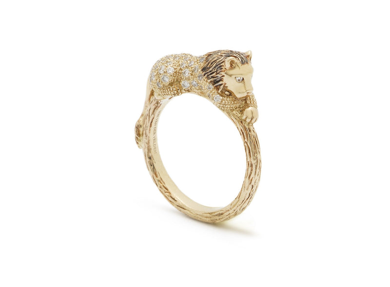 Lion Stackable Ring Diamond Rings Bibi van der Velden