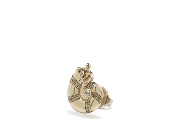 Mini Shell Stud Earring Earrings Bibi van der Velden
