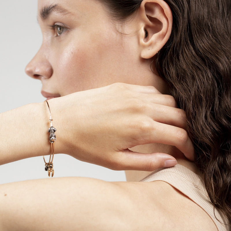 Monkey and Banana Bangle Bracelets Bibi van der Velden