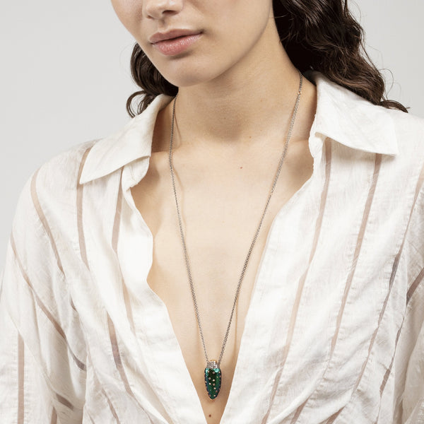 Scarab star necklace Bibi van der Velden