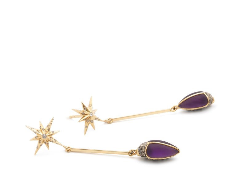 Scarab Star Earrings Earrings Bibi van der Velden