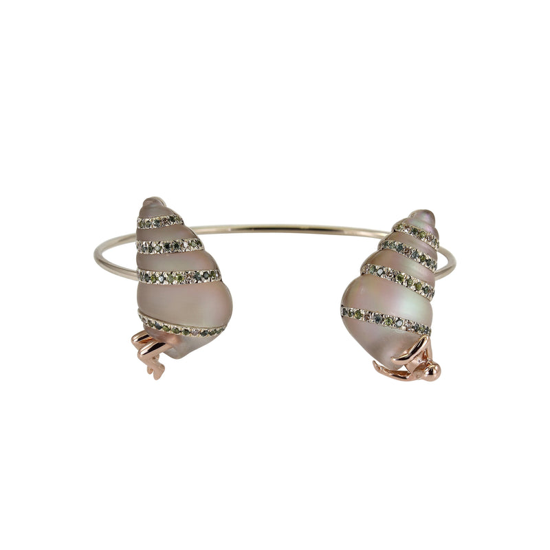 Shell Bangle Bracelets Bibi van der Velden