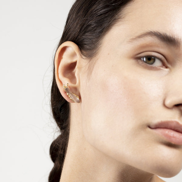 Slug Ear Climber Earrings Bibi van der Velden