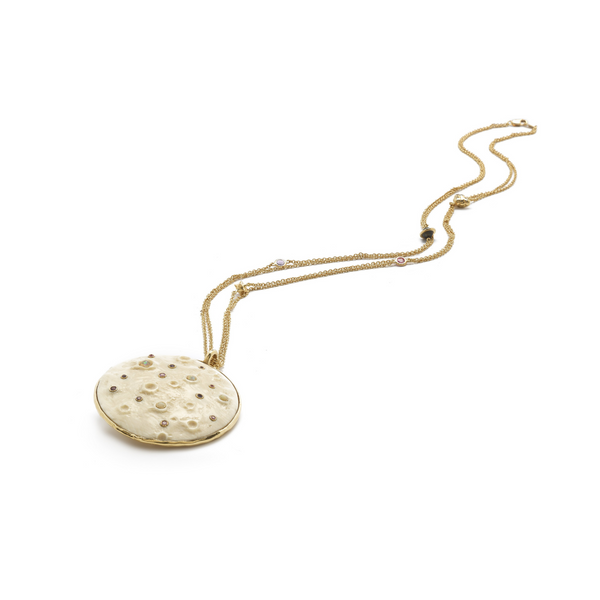 Super Moon Necklace With Custom Chain