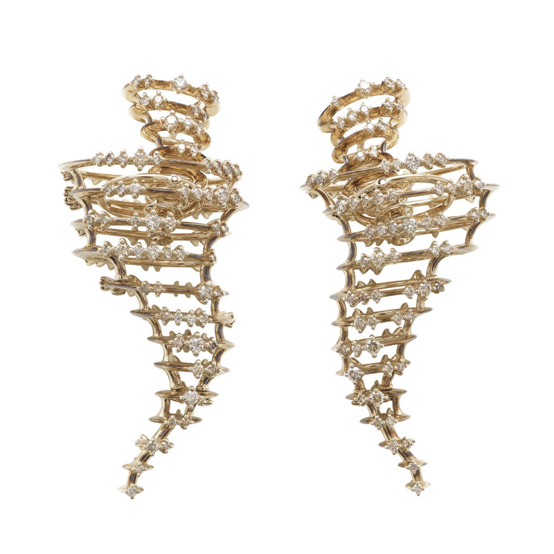 Tornado Earrings Earrings Bibi van der Velden