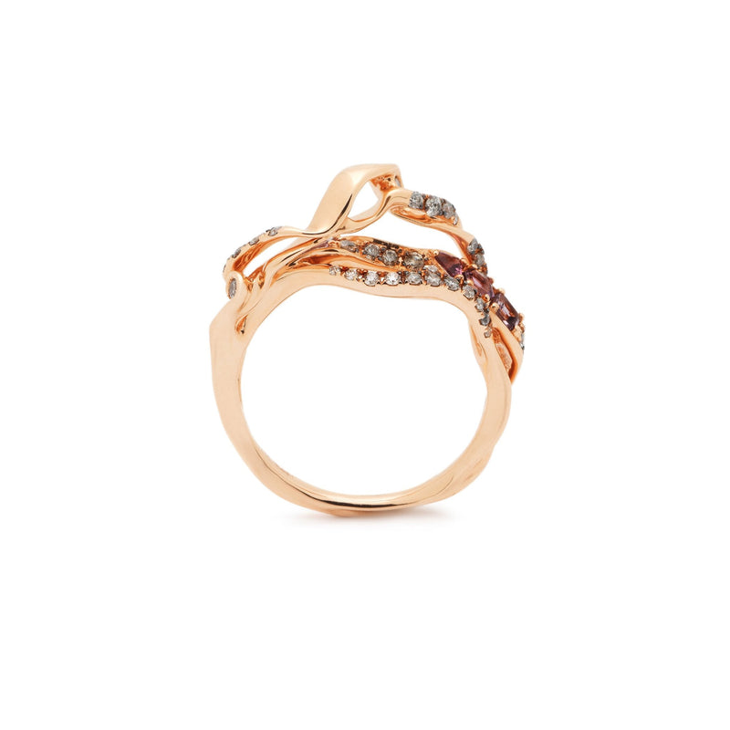 Exhale Stackable Ring - Violet Rings Bibi van der Velden