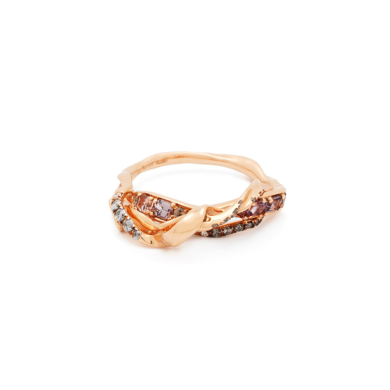 Exhale Stackable Ring - Violet Rings Bibi van der Velden