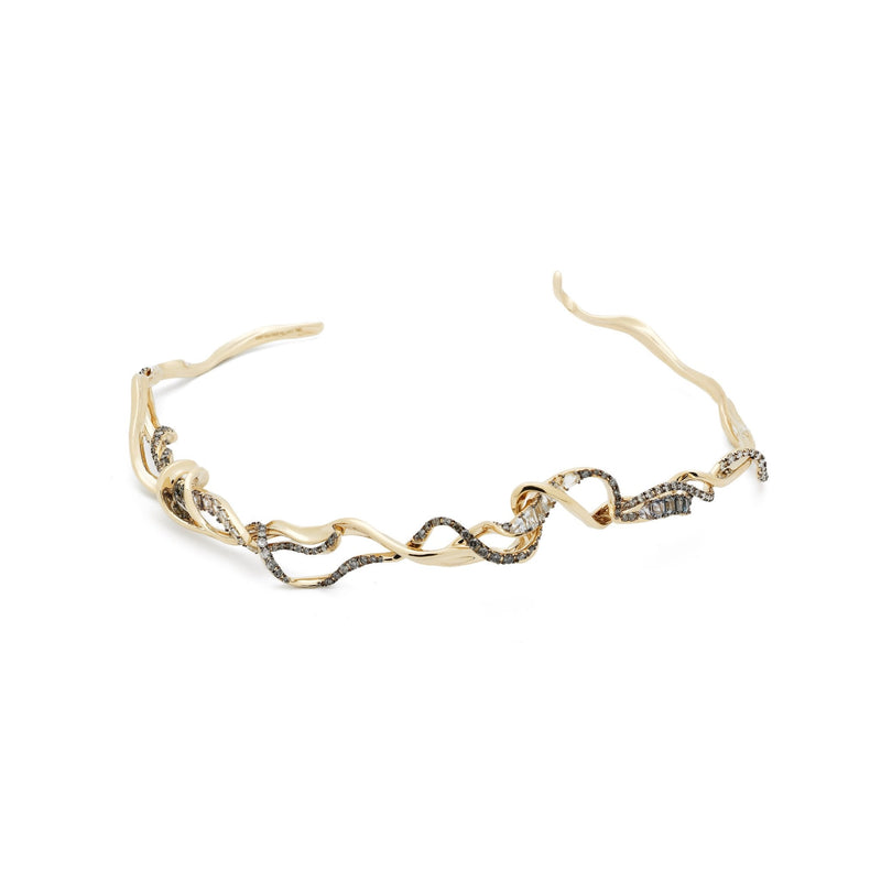 Diamond Smoke Fume Choker Necklaces Bibi van der Velden