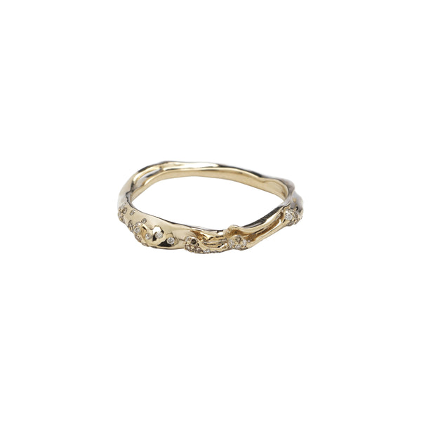 Wave Stackable Ring Three Rings Bibi van der Velden