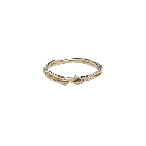 Wave Stackable Ring Two Rings Bibi van der Velden