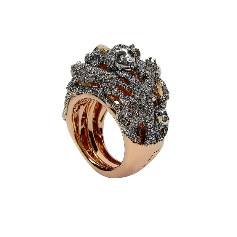 Safari Animal Ring | Loni Design Group Rings $511.75 | 10k Gold, 14k Gold ,  18k gold , .925 Sterling Silver & Platinum