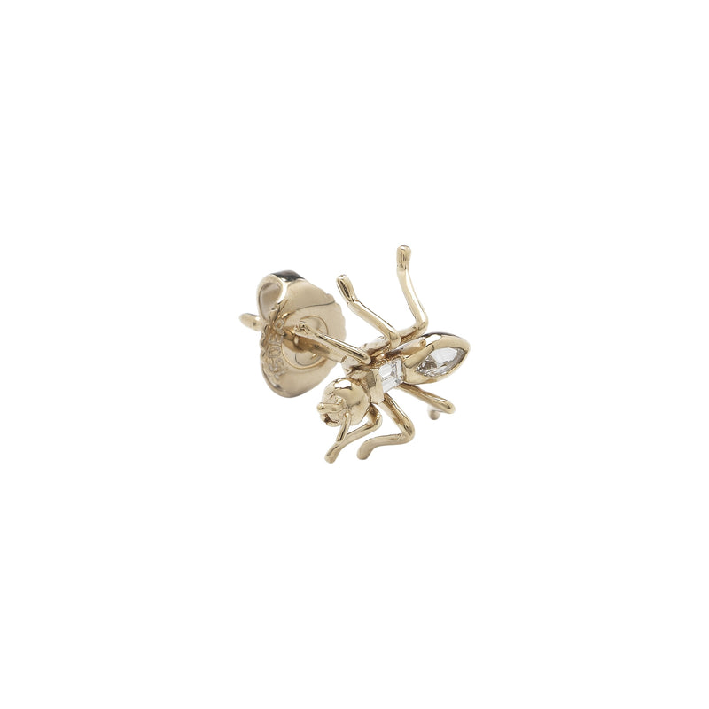 Ant Stud Earring Diamond ‚Äì White Gold Earrings Bibi van der Velden