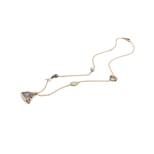 Fin Component Necklace Necklaces Bibi van der Velden