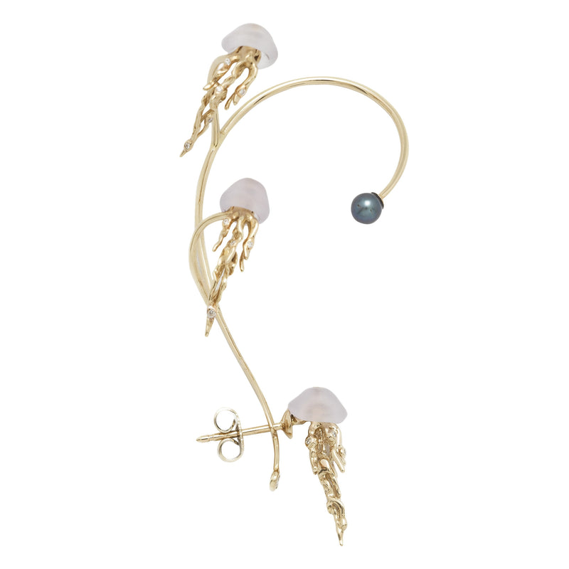 Jellyfish Ear Cuff Earrings Bibi van der Velden