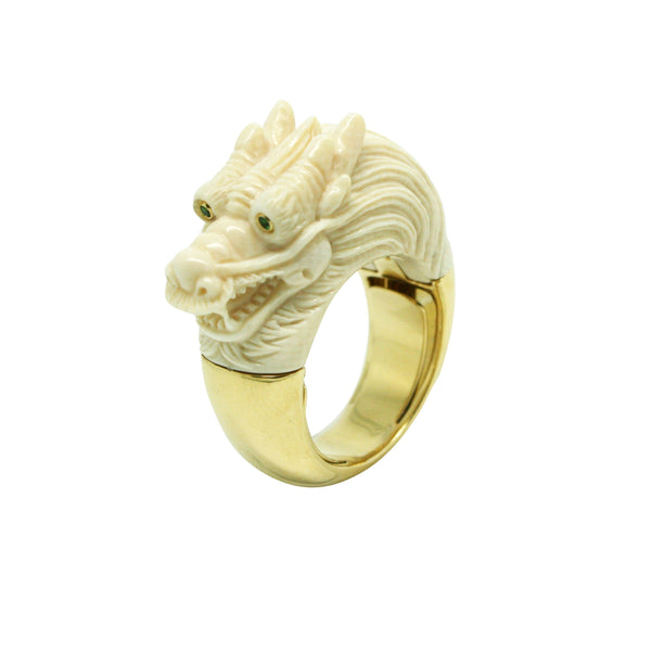 Mammoth Dragon Ring Rings Bibi van der Velden