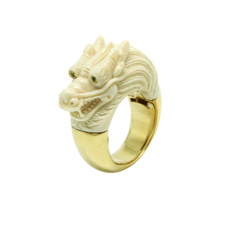 Mammoth Dragon Ring Rings Bibi van der Velden