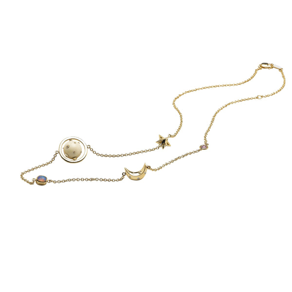 Mammoth Galaxy Short Necklace Necklaces Bibi van der Velden