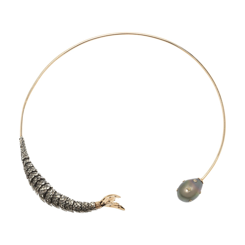 Mermaid Choker Necklace Necklaces Bibi van der Velden