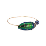 Scarab and Pearl Bangle Bracelets Bibi van der Velden