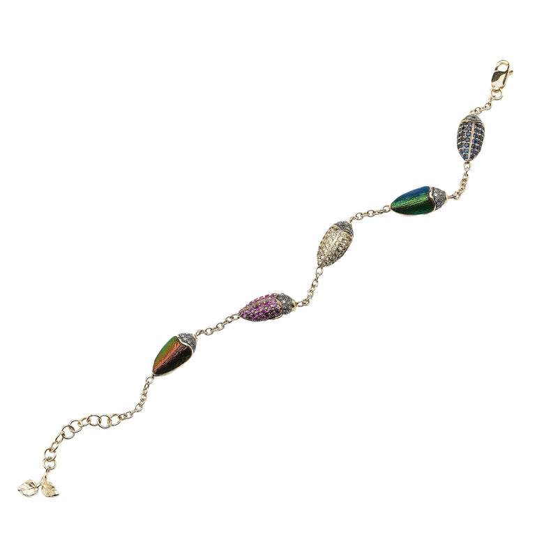 Scarab Multicolor Bracelet Bracelets Bibi van der Velden