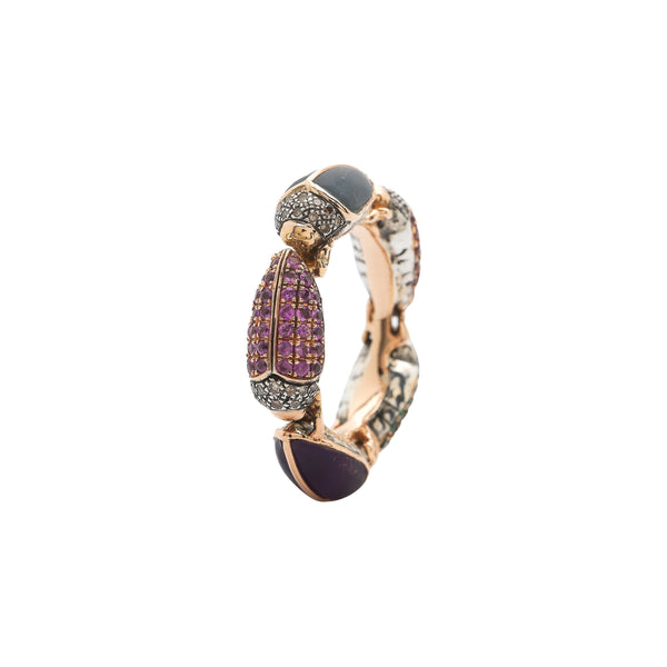 Scarab Eternity Ring Rings Bibi van der Velden