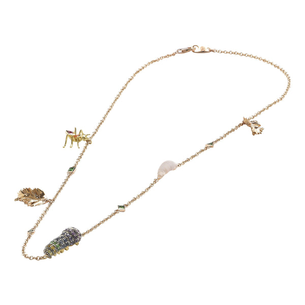 Short Insect Necklace Necklaces Bibi van der Velden