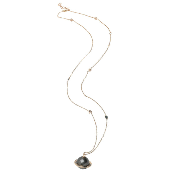Big Galaxy Planet Necklace Necklaces Bibi van der Velden
