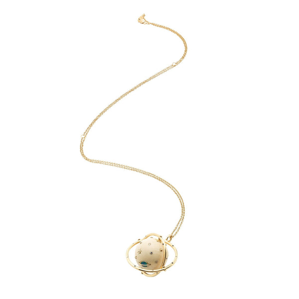Mammoth Galaxy Spinning Necklace Necklaces Bibi van der Velden