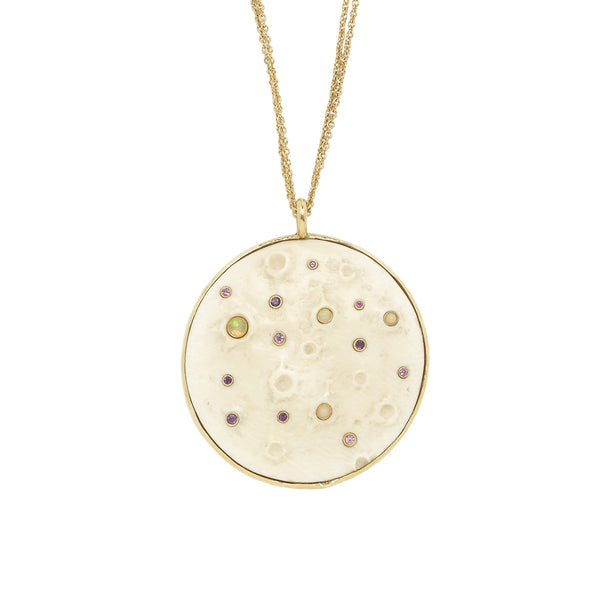 Galaxy Supermoon Pendant Necklaces Bibi van der Velden