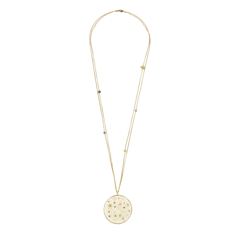 Galaxy Supermoon Pendant Necklaces Bibi van der Velden