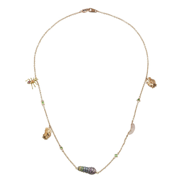Short Insect Necklace Necklaces Bibi van der Velden