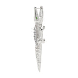 Alligator Art Deco Bite Earring