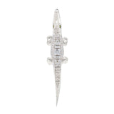 Alligator Art Deco Bite Earring